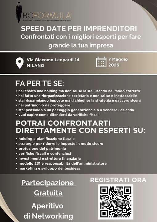 Business Speedate BC Formula