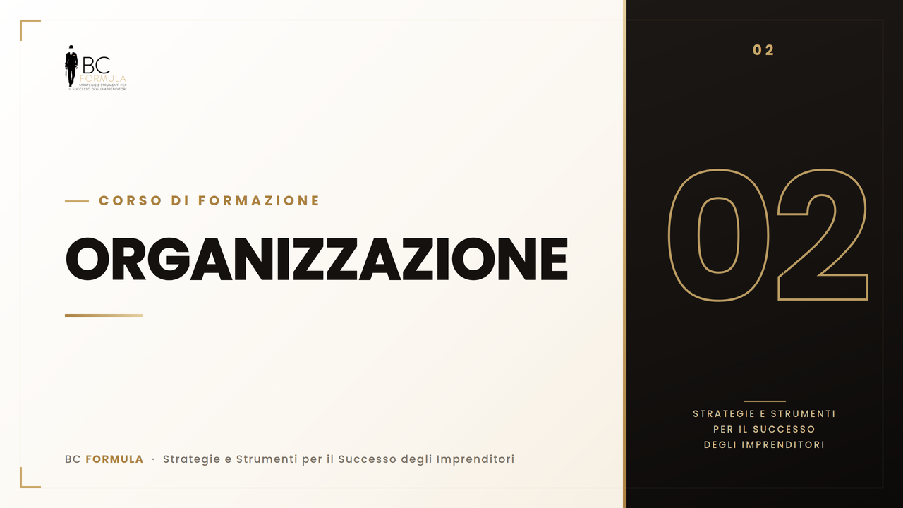 ORGANIZZAZIONE